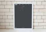 Scoreline (Champions League 1999) - Manchester United Art, Print, Poster, Gift