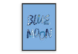 Blue Moon - Manchester City Poster