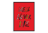 We'll Never Die - Manchester United Art, Print, Poster, Gift