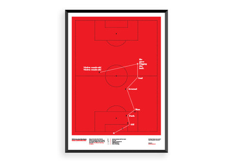 Giggs V. Arsenal - Manchester United Art, Print, Poster, Gift