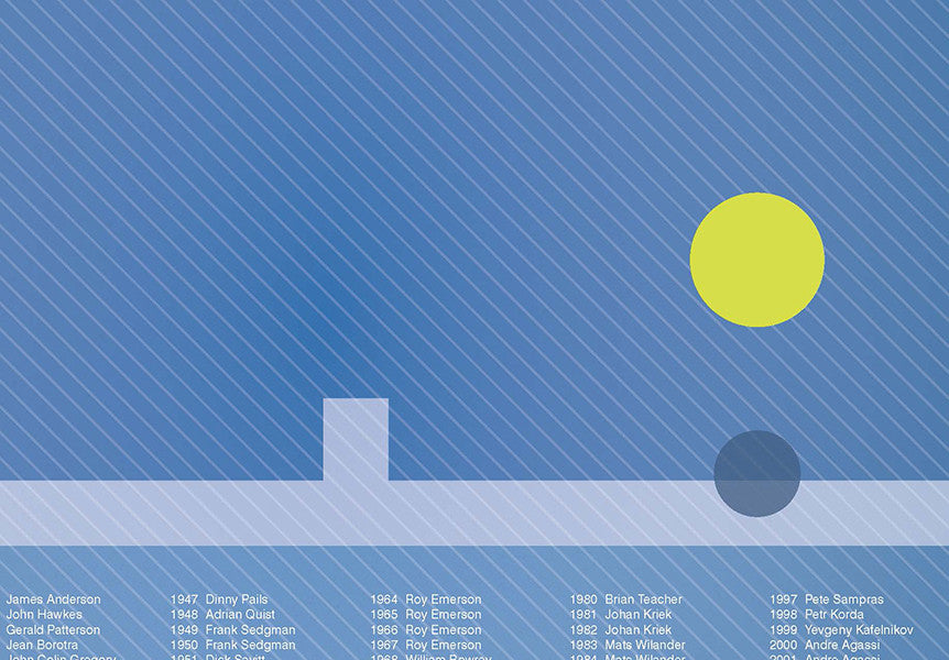 Melbourne Park Tennis Print