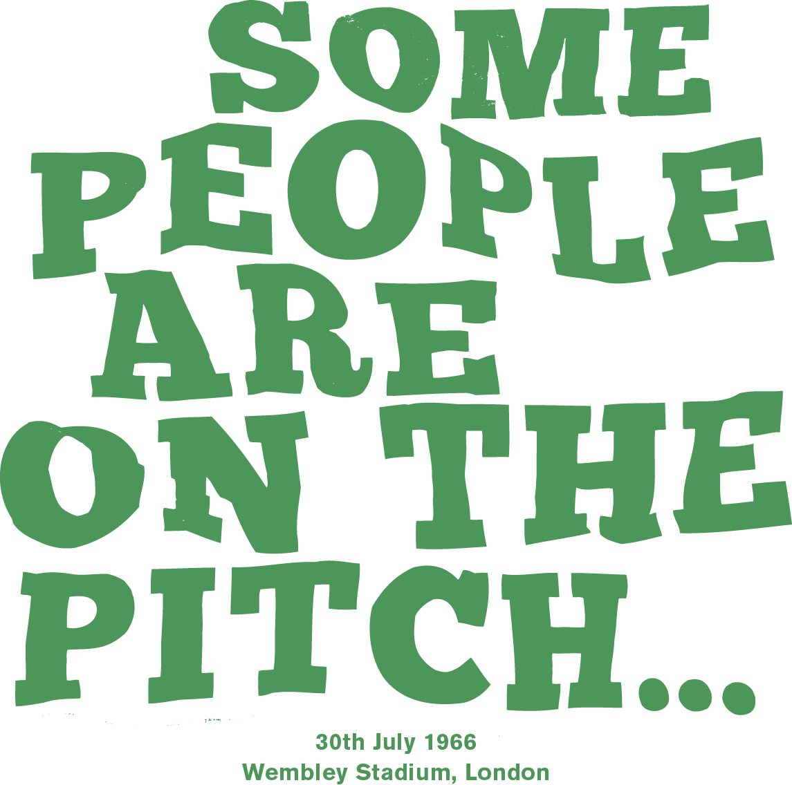 Some people are on the pitch - England Mug