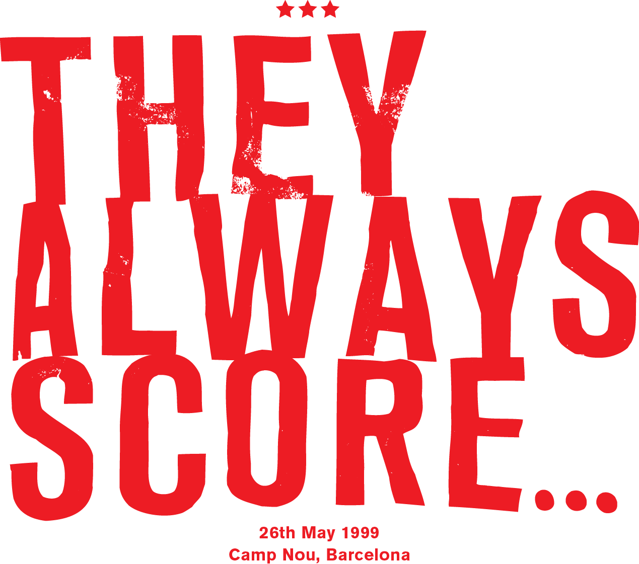 They Always Score - Manchester United Gift Mug