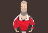 Roy Keane - Manchester United Art, Print, Poster, Gift