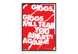 Giggs Will Tear You Apart - Manchester United Art, Print, Poster, Gift