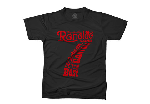 Manchester Utd Magnificent Sevens T-shirt (Black)