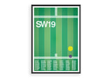 Tennis gift, tennis print