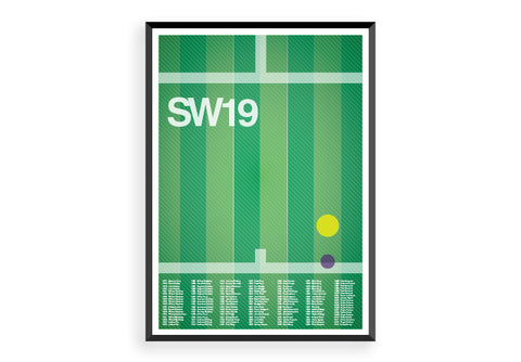 Tennis gift, tennis print