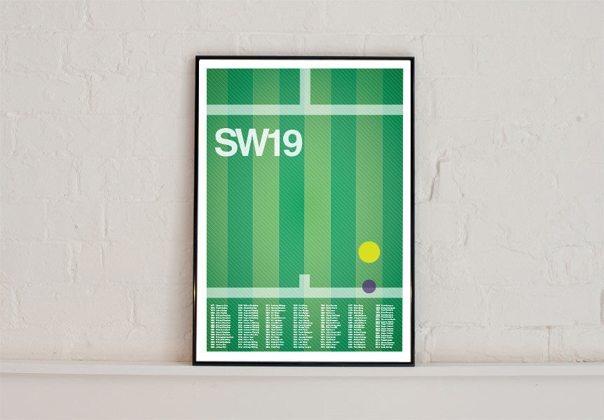 Tennis gift, tennis print