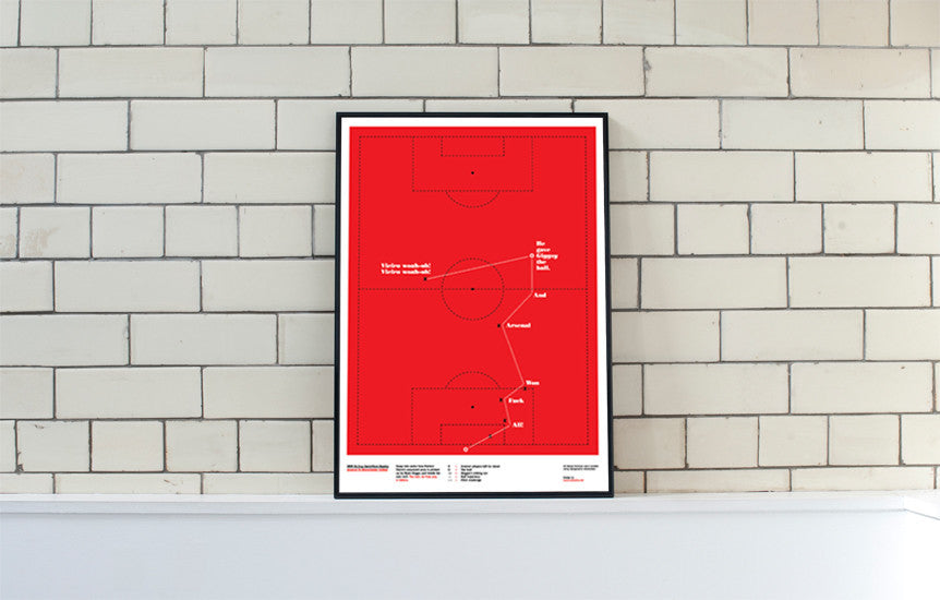 Giggs V. Arsenal - Manchester United Art, Print, Poster, Gift